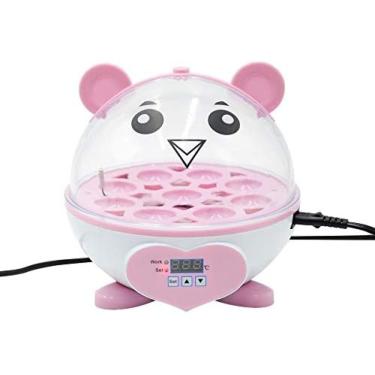 Imagem de Chocadeira pequena incubadora de ovos para galinha, pato, pássaro, codorna, rosa