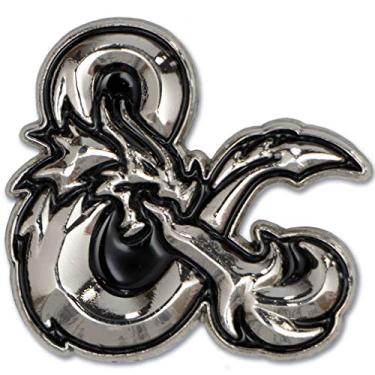 Imagem de Ata-Boy Dungeons & Dragons Ampersand Broche esmaltado colorido de 2,5 cm, Metal, Sem Pedra Preciosa