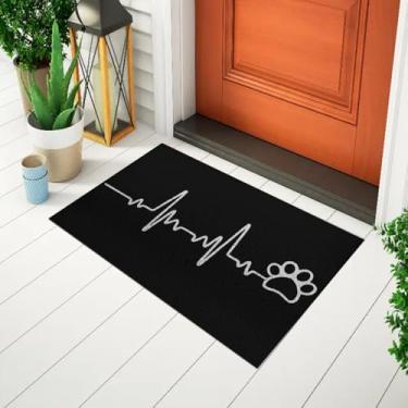 Imagem de Tapete Divertido Para Porta Capacho Pet Estampado - Pulsação Dog Ca289