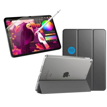 Imagem de Capa Capinha Case para iPad 10a Geração 10.9″ com Compartimento para Pencil Anti-impacto Tampa Magnética Premium Preta Verde e Azul (Kit Capa e Película)