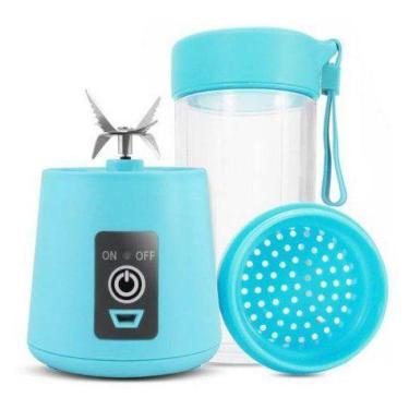 Imagem de Mini Liquidificador Portátil Recarregável Pratico 6 Lâminas - ELLO, 3,