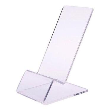 Imagem de Suporte expositor para Celular em Acrílico tipo cadeira - Loja Dinka