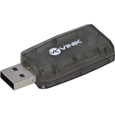 Imagem de ADAPTADOR PLACA DE SOM USB 5.1 CANAIS VIRTUAL AUSB51 - VINIK, 25540