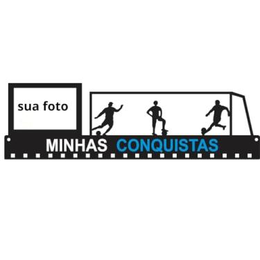Imagem de Porta Medalhas Futebol Quadro MDF