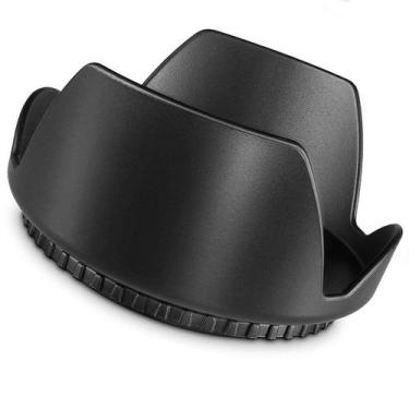 Imagem de Parasol para Lente de 58mm Universal Rosca Tulipa Canon, Sony, Nikon -