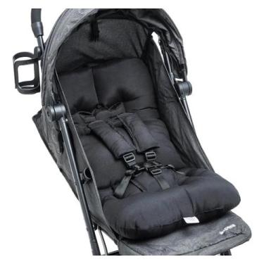 Imagem de Almofada Para Carrinho de Bebê Universal - PRETO - CLICK TUDO