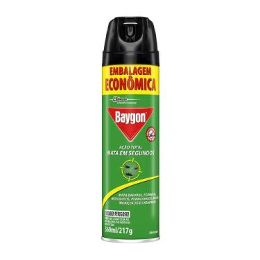 Imagem de Inseticida Baygon Ação Total Aerosol 360ml Embalagem Econômica