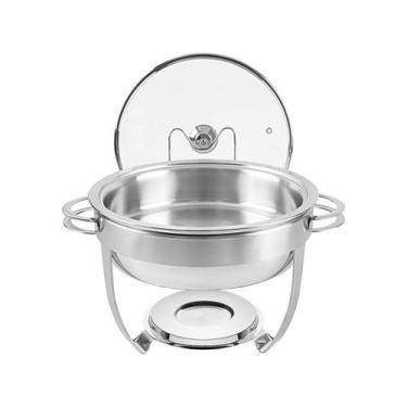 Imagem de Rechaud Inox 4,3L Tramontina 61041013 3 Peças