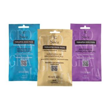 Imagem de Eudora Kit Cronograma Capilar Siàge Terapia dos Fios Máscara Capilar: 
