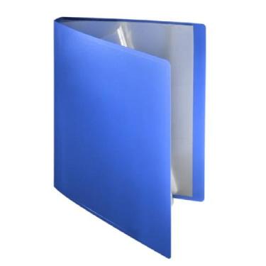 Imagem de Pasta Catálogo Organizadora Papel A4 para Escola Escritórios - Fx, Azu