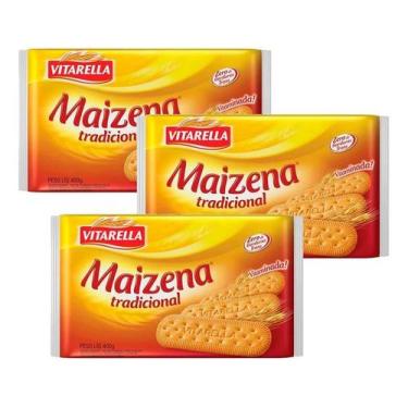 Imagem de Biscoito Vitarella Maizena Kit 3 - Geral