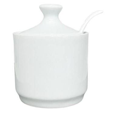 Imagem de Açucareiro de Mesa com Colher Porcelana Brasília  - Sweet Home, saleir