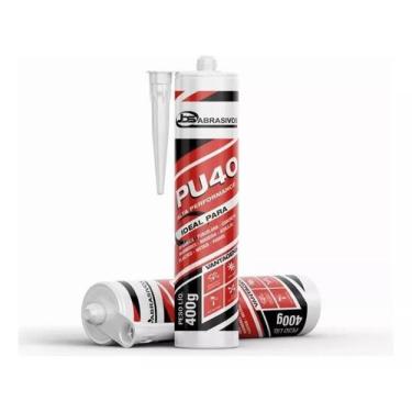 Imagem de Cola Selante Pu 40 400g JDS Adesivo Todas as Cores Marmoraria Espelhos