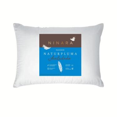 Imagem de Travesseiro Toque Aveludado Branco Ninara