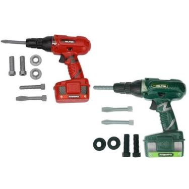 Imagem de Brinquedo Educativo Infantil Parafusadeira Gira á Pilha Helper - TOYS