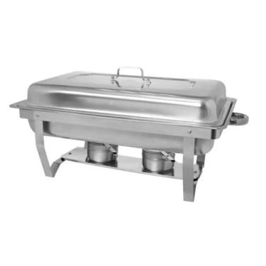 Imagem de Rechaud Double Buffet 9 Litros Duplo Em Aço Inox Hauskraft - Haüskraft