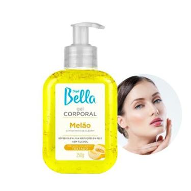 Imagem de Gel Corporal Hidratante Refrescante Melão Depil Bella 250g