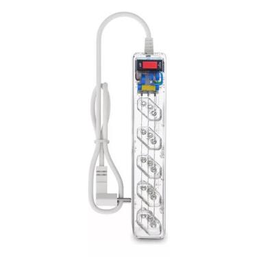 Imagem de Dps filtro linha iclamper energia 5 tomadas lcf transparente regua 3 p