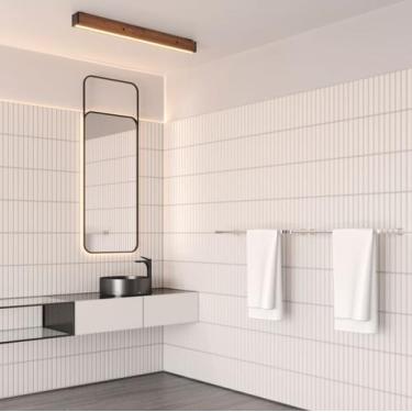 Imagem de Luminária Teto Led Diamante 36w 4000lm Madeira Maciça - MADEILED, Bivo