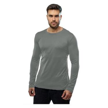 Imagem de Camiseta Blusa Masculina Térmica Proteção Praia Pele Uv 50+ - EUC STOR