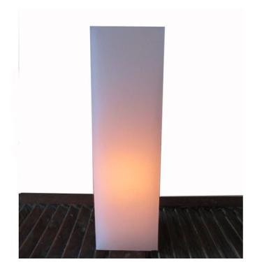 Imagem de Vela Luminária Quadrada de chão 12x12x40cm casamentos e corredores de 