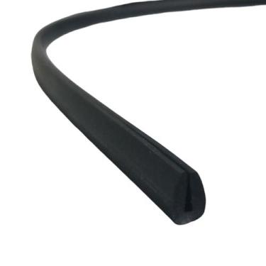 Imagem de Rolo de 40 Metros Perfil Borracha EPDM Debrum Tipo U 6,5mm Acabamento 