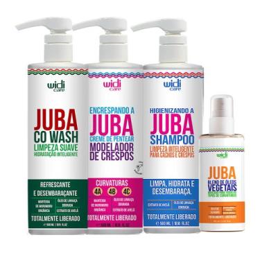 Imagem de Kit Widi Care Juba Shampoo, Encrespando, CoWash, Blend