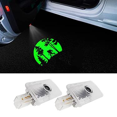 Imagem de Lâmpada de LED para projetor com logotipo de porta de carro Never Fade para acessórios Forester Bigfoot logotipo luz de porta LED laser carro cortesia luz HD 2 peças compatíveis com Bigfoot Forester SJ SK Series (03)