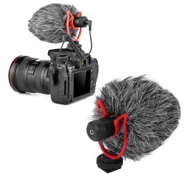 Imagem de Microfone de Câmera, Microfone de Vídeo para Câmeras, Microfone de Entrevista, Microfone de Gravação Condensador de Redução de Ruído USB para Gravação de Vídeo para Dispositivo