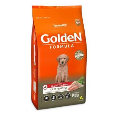 Imagem de Alimento Golden Formula Filhotes Frango 15kg Ração Cachorro - Premier 