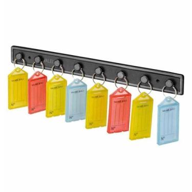 Imagem de Organizador de chaves com 8 chaveiros  / ct / waleu