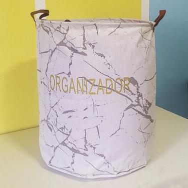 Imagem de Cesto Organizador Roupa Suja Brinquedos Dobrável  60 litros vários mod
