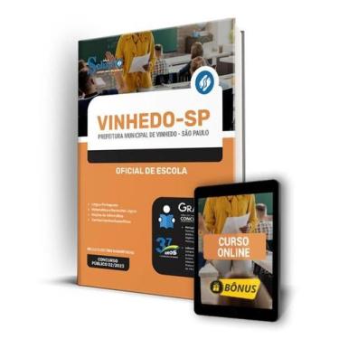 Imagem de Apostila Prefeitura de Vinhedo - SP - Oficial de Escola - Editora Solu
