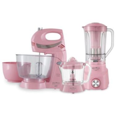 Imagem de Kit de Cozinha Britania BKT51R - 3 Em 1 - Batedeira + Liquidificador +