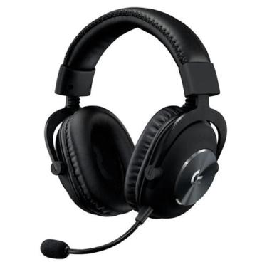 Imagem de Fone Headset Gamer Sem Fio Logitech Pro X - Preto (981-000906)
