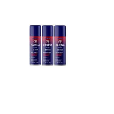 Imagem de Kit Hair Spray Karina Fixação Normal 250ml - 3 UNIDADES - Flora