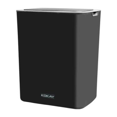 Imagem de Lixeira Sensor Automática Banheiro Cozinha Lixo Inteligente - KOKAY, P