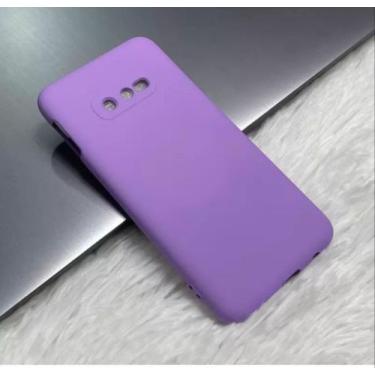 Imagem de Capa Capinha Case Samsung Galaxy S10/S10E/S10+ Plus Silicone Aveludado
