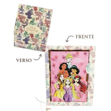 Imagem de Diário com Cadeado e Caixa Minnie/Princesas/Frozen - 50F - Disney - Pr