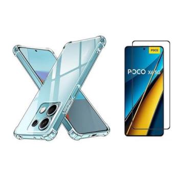 Imagem de Capa Capinha Case + Película 3d Para Xiaomi Poco X6 5g 6.67 - RAFINHA