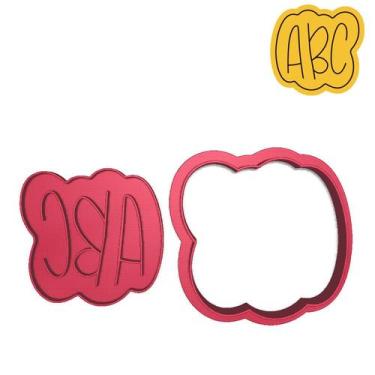 Imagem de Cortador Marcador Separado Escrita ABC Escola - DOCE IMPRESSO, 7,5cm