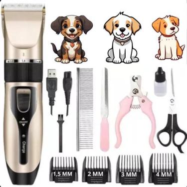 Imagem de Kit Máquina de Tosa Pet - Ferramentas Profissionais e Alicate - LIPPIN