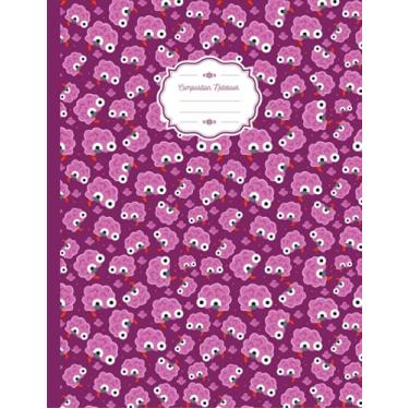 Imagem de Halloween Composition Notebook: Wide Ruled Journal Notebook, Use for School, Work, Ideas, Writing, Goth Witchy Scary Design, Skelton, Ghost, Brain, ... with pumpkin, scary eyes Design, Great Gift