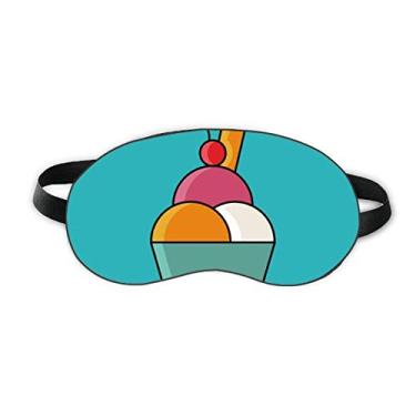 Imagem de Chocolate, crocante, doce, sorvete, dormir, olhos, capa macia para sombra noturna