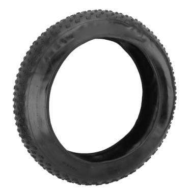 Imagem de Pneu de Bicicleta Dobrável de 20x4 Polegadas, Pneu de Bicicleta de Rua de Montanha de Praia de Neve Resistente a Perfurações (Preto)