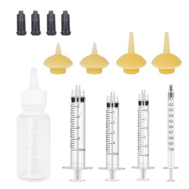 Imagem de Xuanda Mamadeira de alimentação para animais de estimação e seringas com bicos para pequenos animais de cachorro (modelo 2)