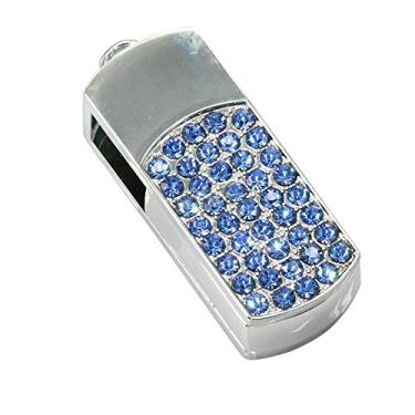 Imagem de 32 GB Azul Rotativo USB 2.0 Stick USB Flash Drive Pen Drive PenDrive Memory Stick USB Flash Disk