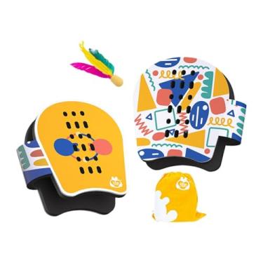 Imagem de Pegciuho Conjunto de badminton infantil, raquetes de badminton com peteca de bola, presente com bolsa de armazenamento, conjunto de raquete de badminton para