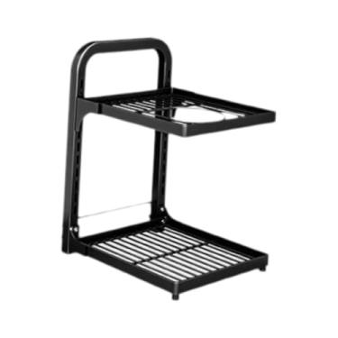 Imagem de ＫＬＫＣＭＳ Suporte de cozinha para potes e panelas, organizador de armário para tigelas e tampas, 2 Camadas