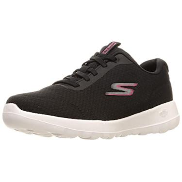 Imagem de Skechers Go Walk Joy Ecstatic feminino, Preto/branco, 8.5 Wide